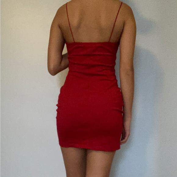 UO Red Mini Dress - Picture 3 of 4